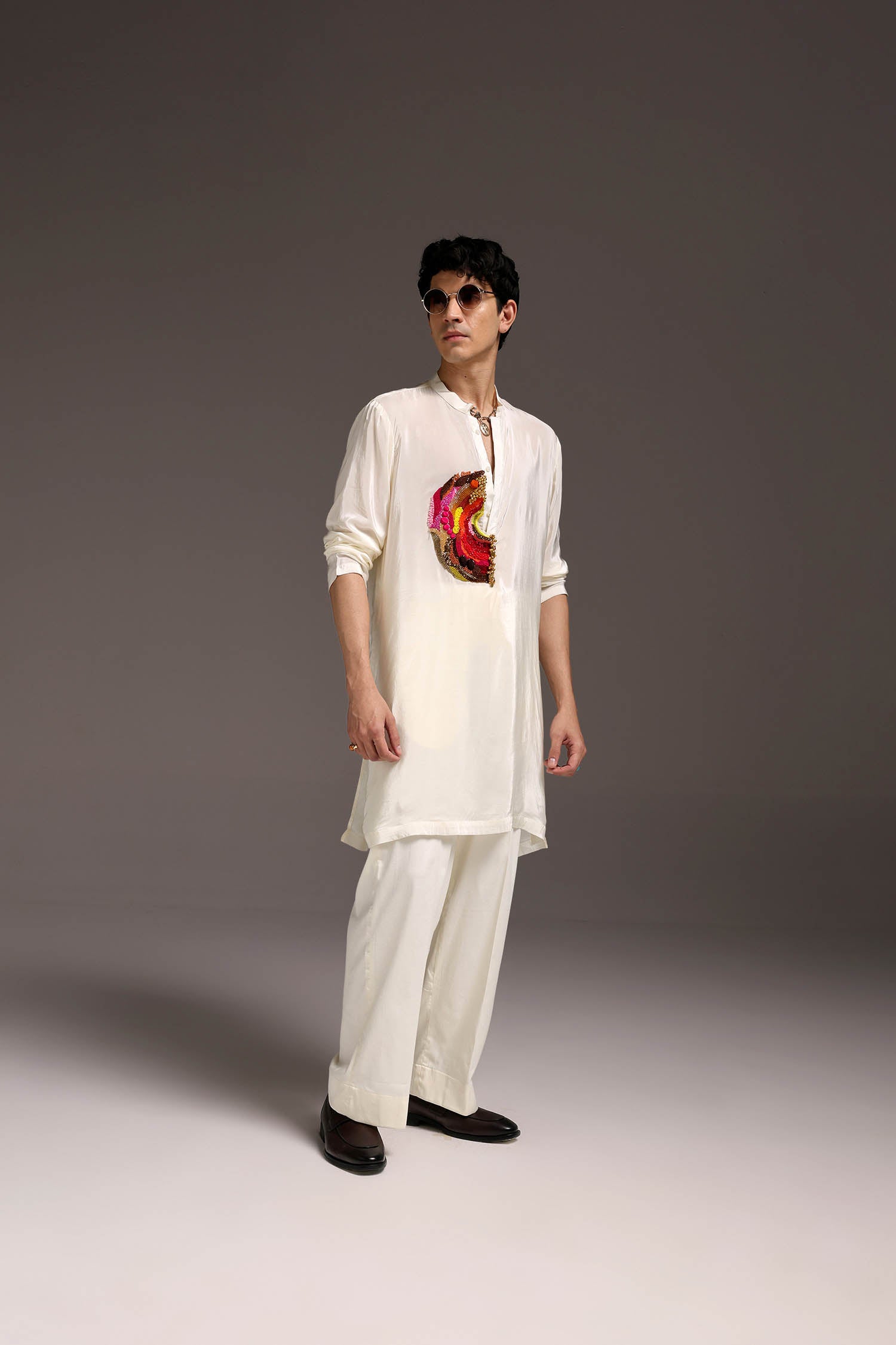 Spectrum - Hand Embroidered Designer Kurta