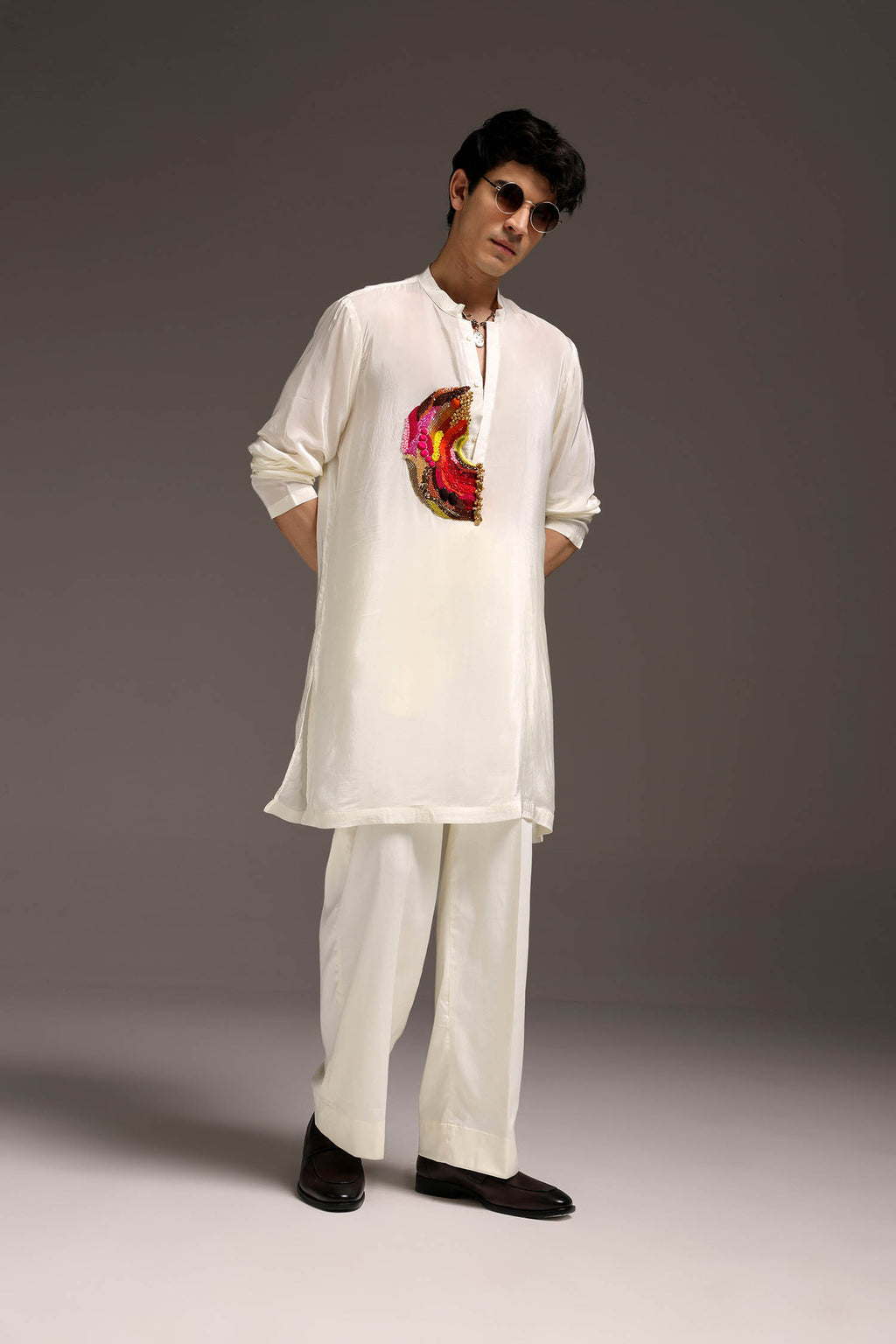 Spectrum - Hand Embroidered Designer Kurta