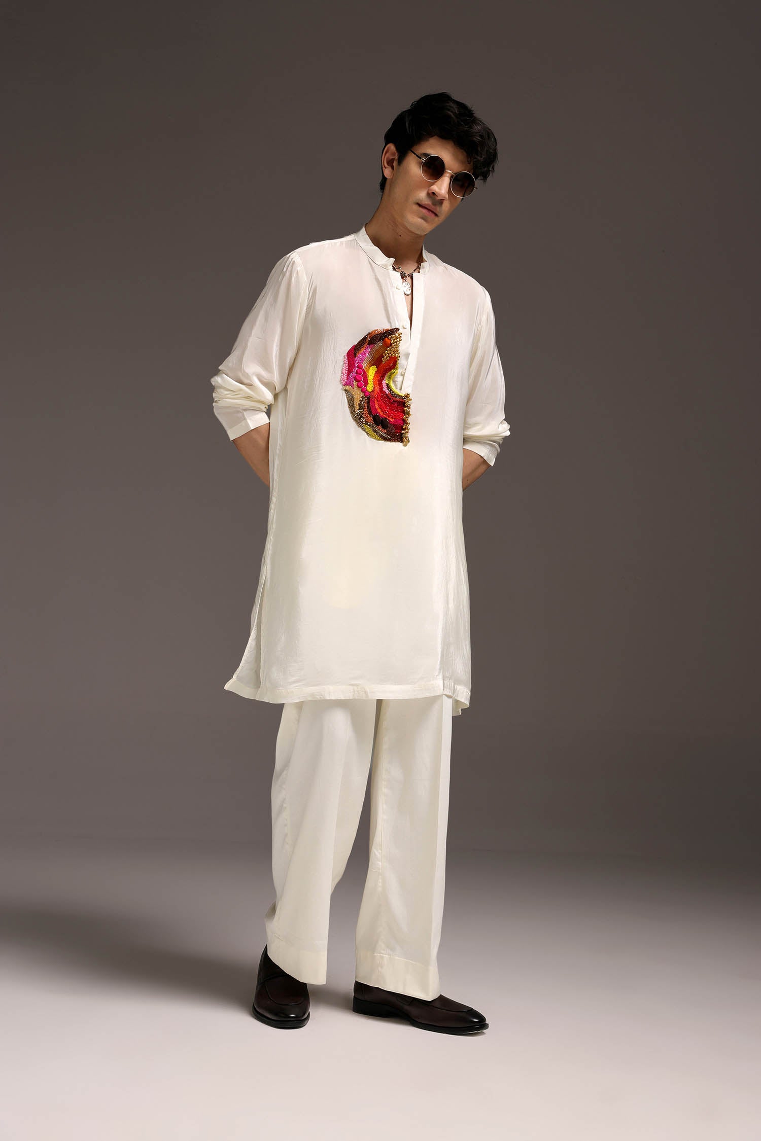 Spectrum - Hand Embroidered Designer Kurta