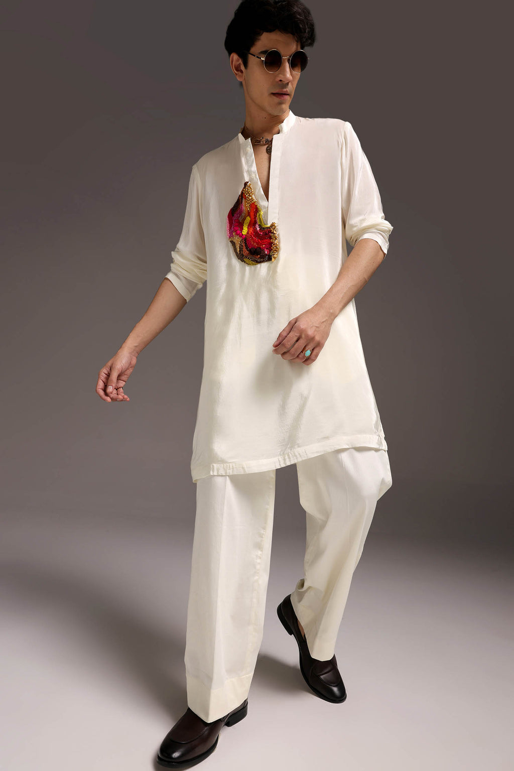 Spectrum - Hand Embroidered Designer Kurta