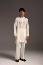 Heart Line - Hand Embroidered Designer Kurta