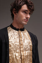 Black Lumpi - Hand Embroidered Designer Kurta