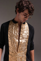 Black Lumpi - Hand Embroidered Designer Kurta