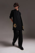 Lion - Hand Embroidered Designer Shawl