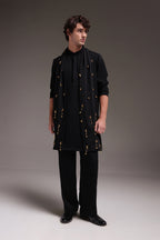 Tinkle - Hand Embroidered Designer Shawl