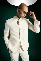 The Highness Bandhgala - Ivory