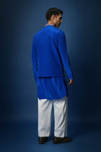 Bee Bundi Kurta - Royal Blue