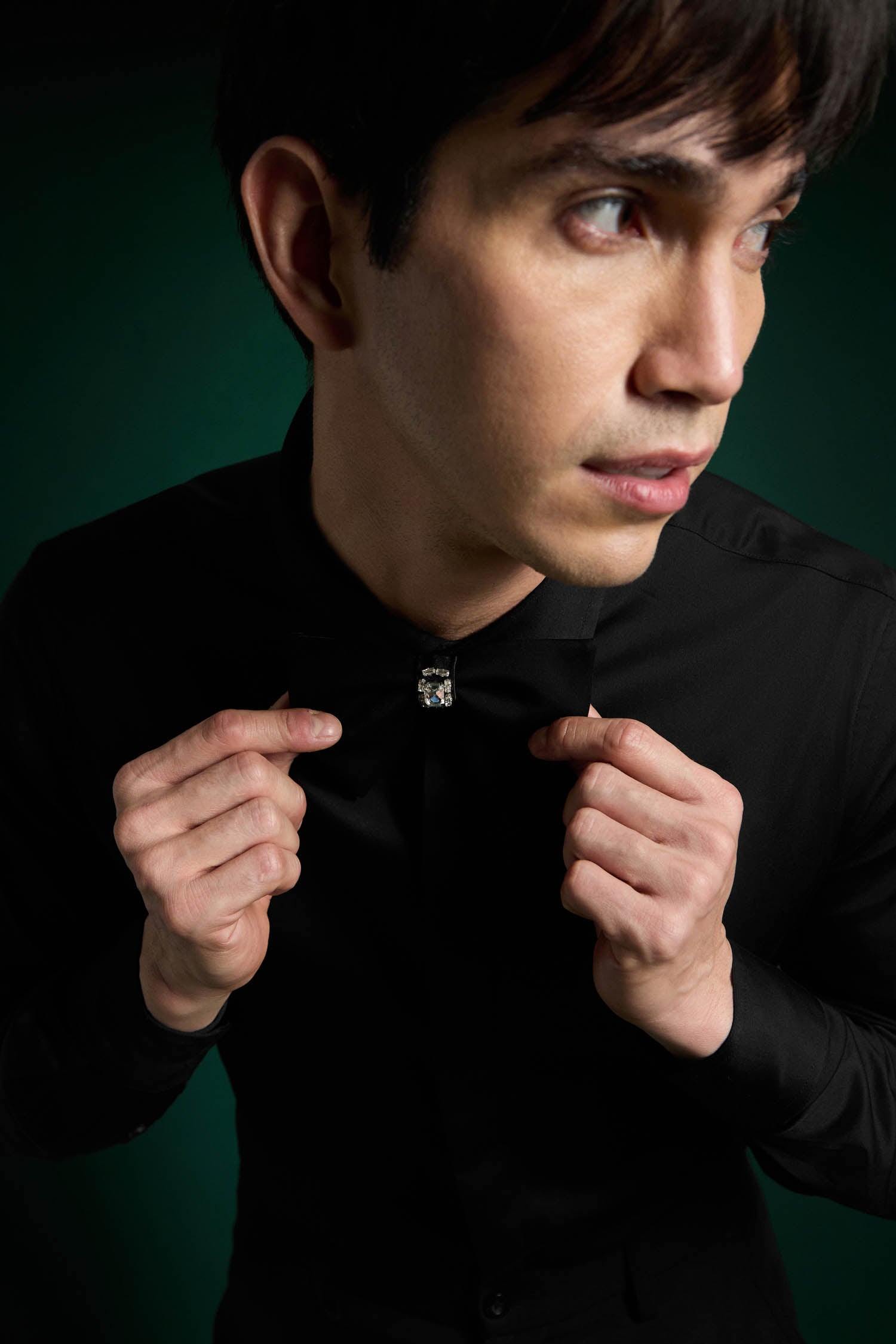 Crystal - Hand Embroidered Designer Bow-Tie