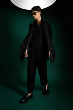 Flecked - Hand Embroidered Designer Shawl