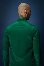 Bee Kiss Bundi Kurta - Green