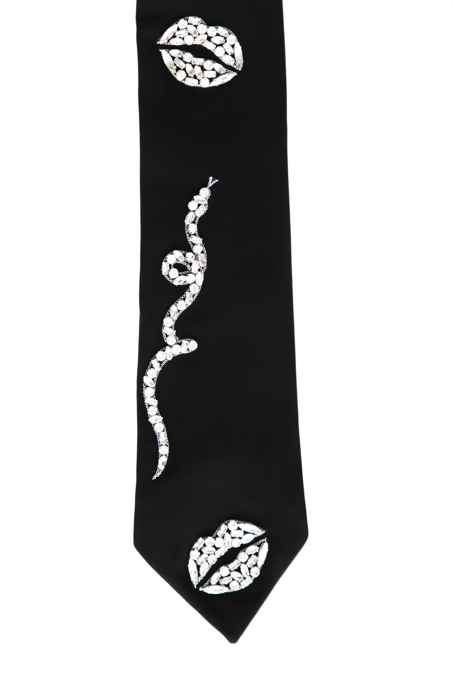 Kiss- Hand Embroidered Designer Tie