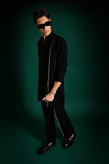 Echelon - Designer Kurta Set - Black