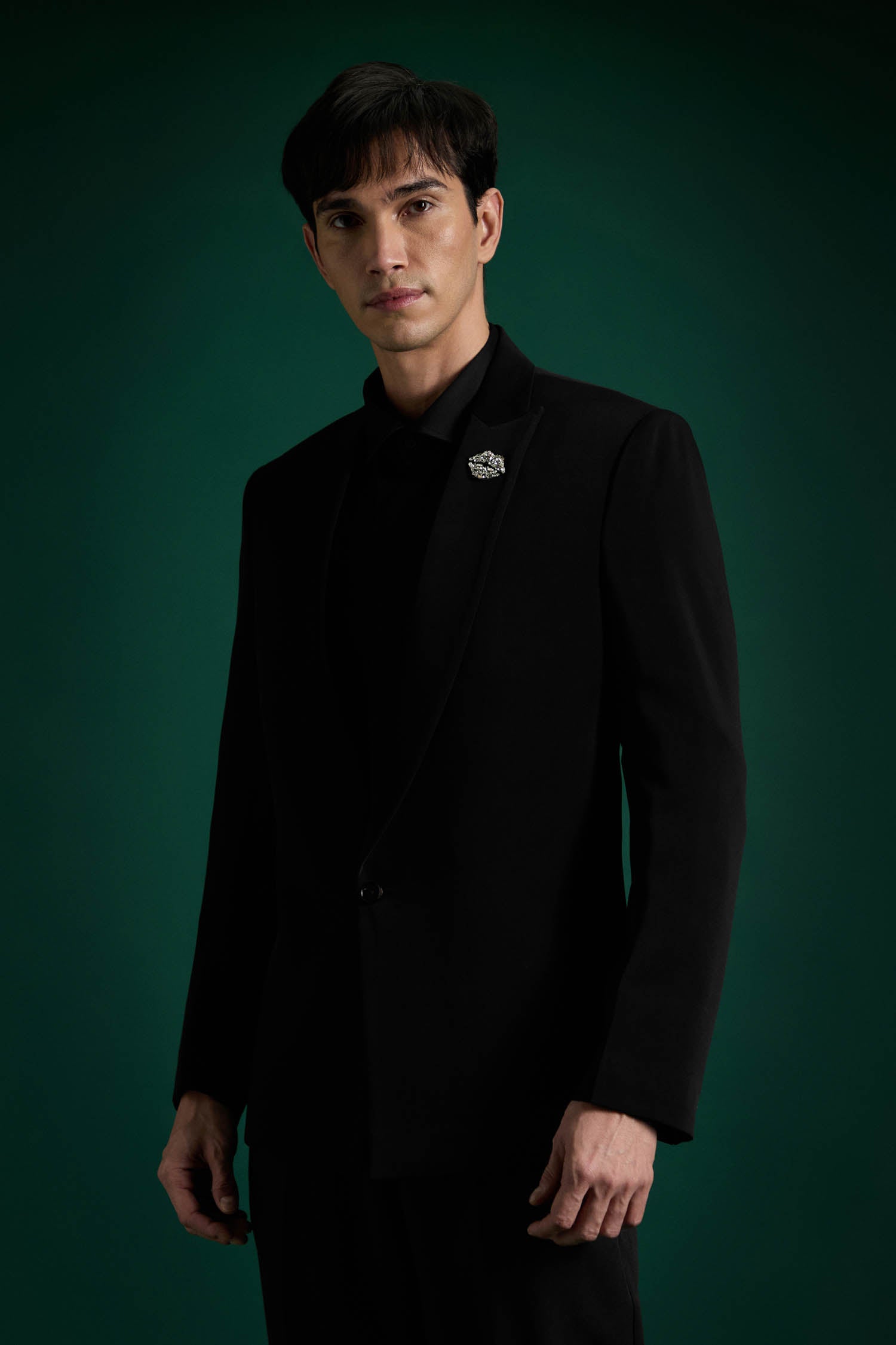 Kiss(Lips) - Hand Embroidered Designer Tuxedo