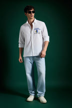 I Am Never Drinking Again Hand Embroidered Designer Shirt