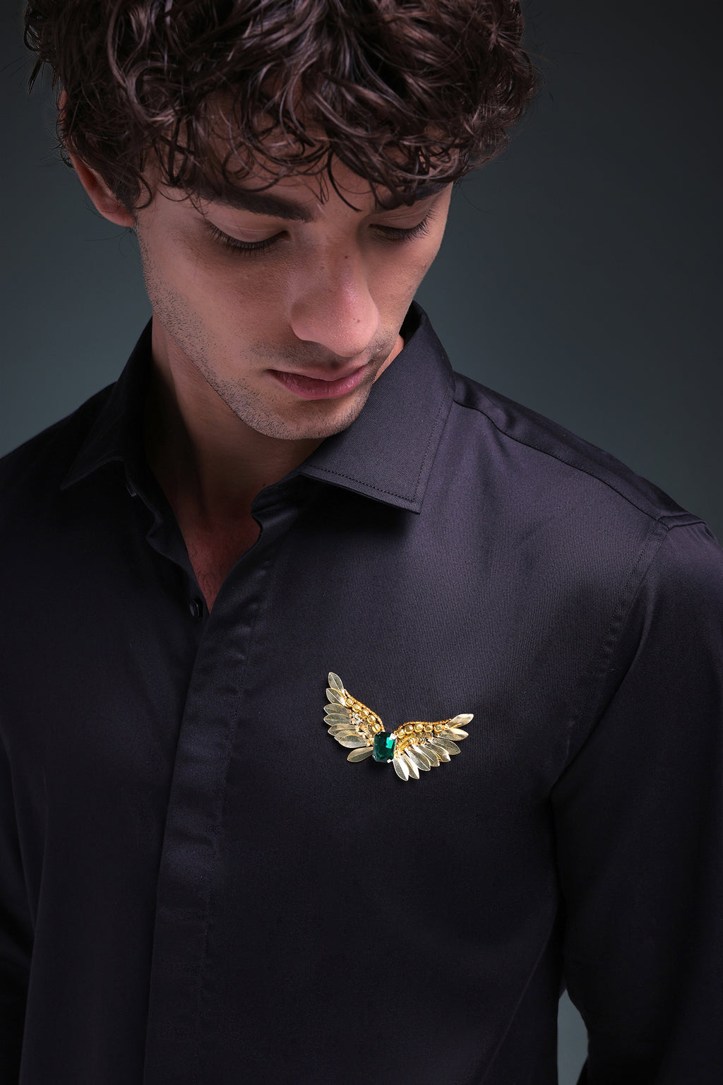 Winglet - Hand Embroidered Designer Shirt