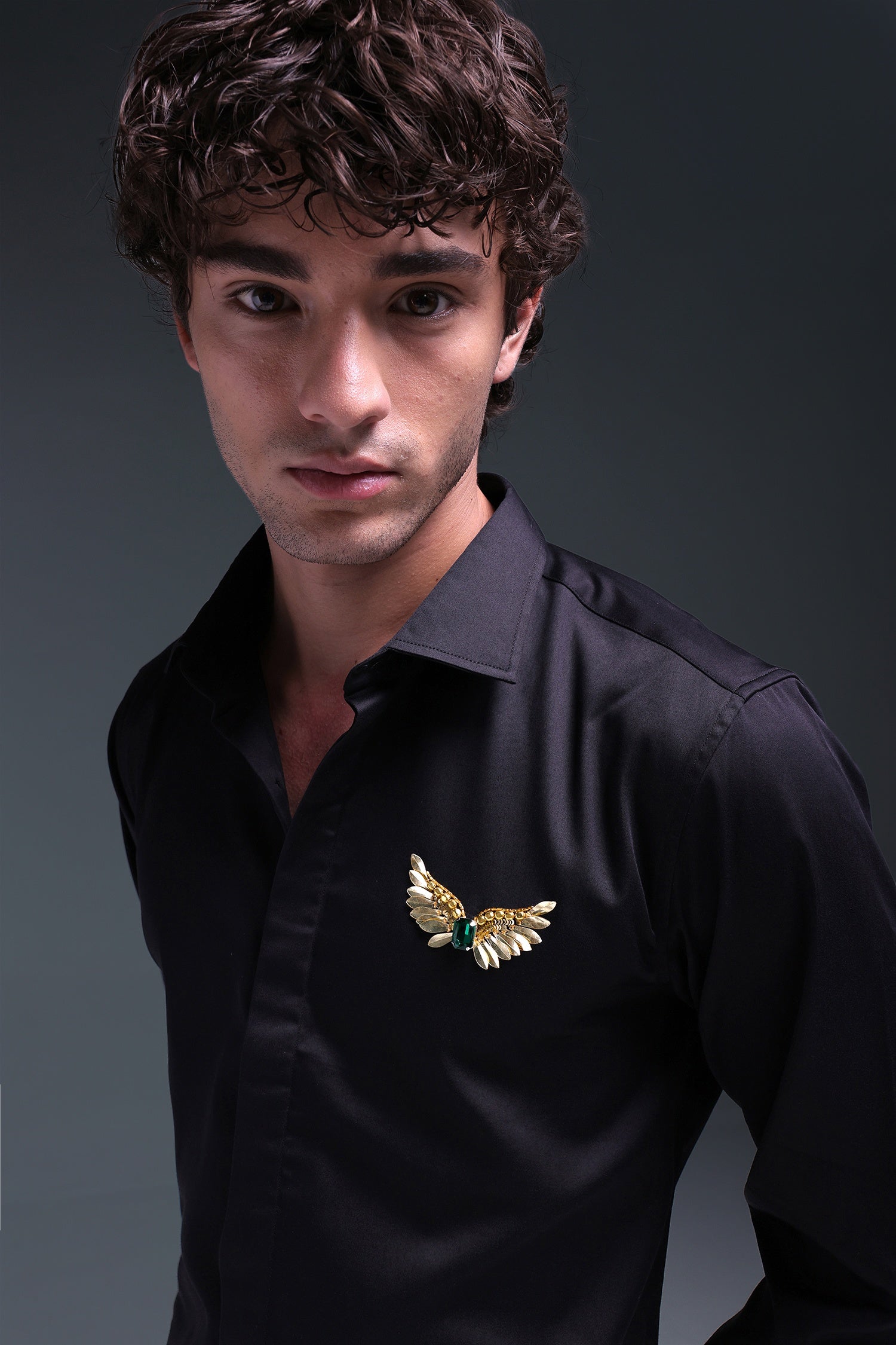 Winglet - Hand Embroidered Designer Shirt