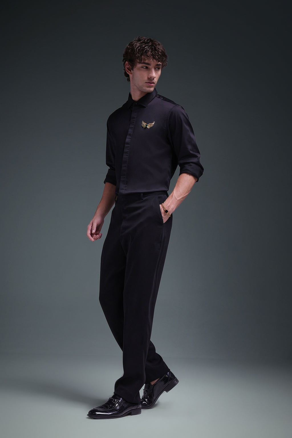 Winglet - Hand Embroidered Designer Shirt