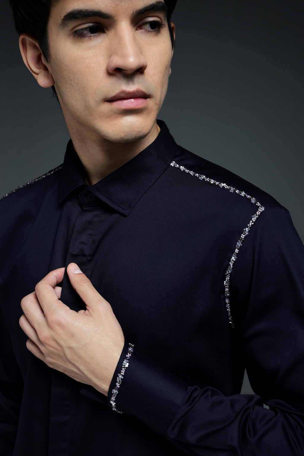 Sprinkle - Hand Embroidered Designer Shirt
