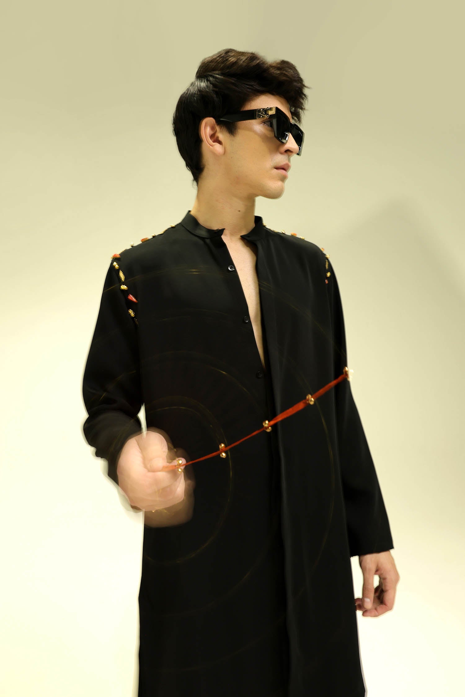 Cord - Hand Embroidered Designer Kurta Set