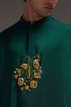 Paisfeather - Hand Embroidered Designer Kurta