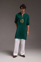 Paisfeather - Hand Embroidered Designer Kurta