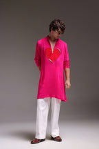 Lupdup(Rhinestone) - Hand Embroidered Designer Kurta