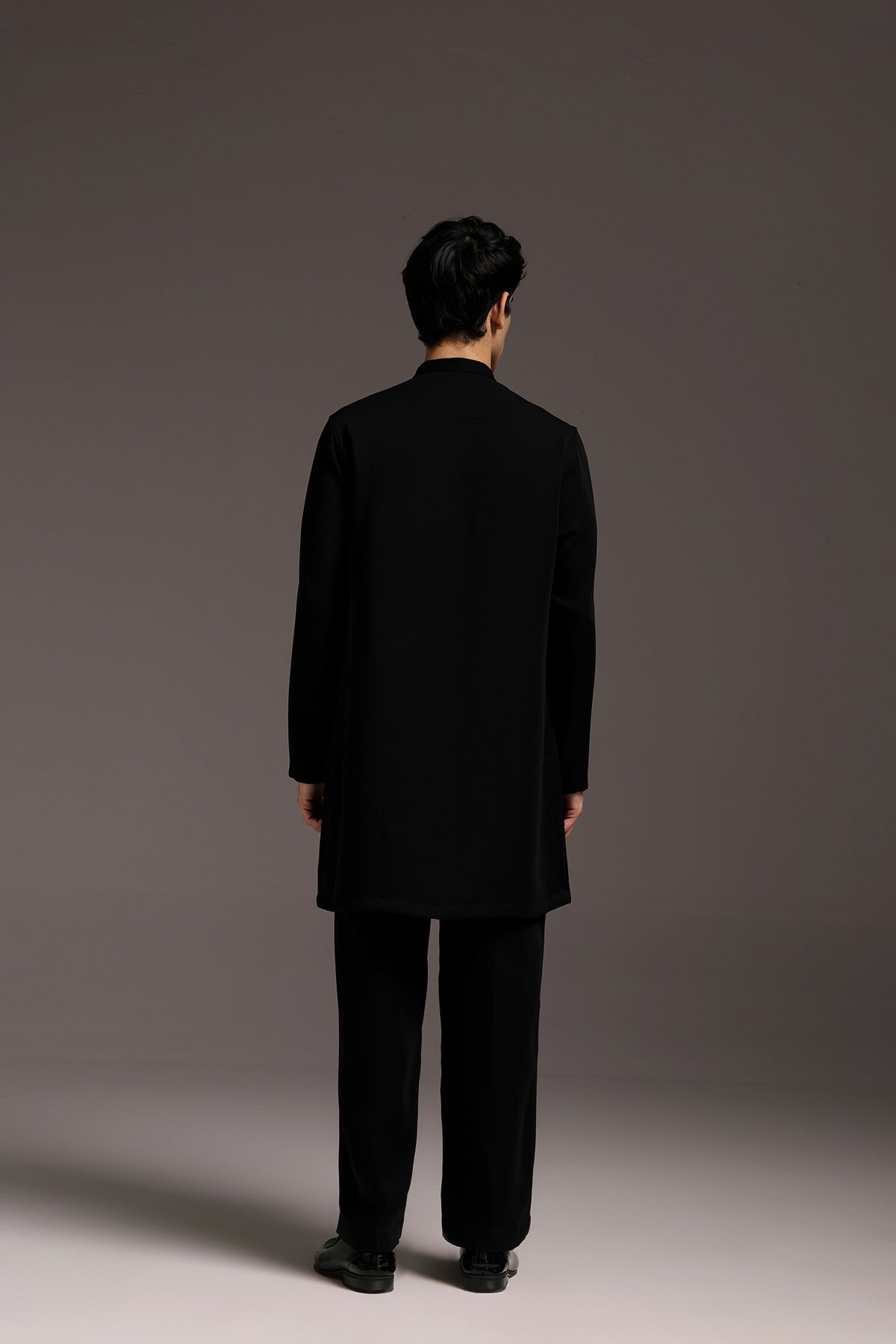 Black Designer Kurta Set