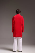 Preen(Parrot) - Hand Embroidered Designer Kurta