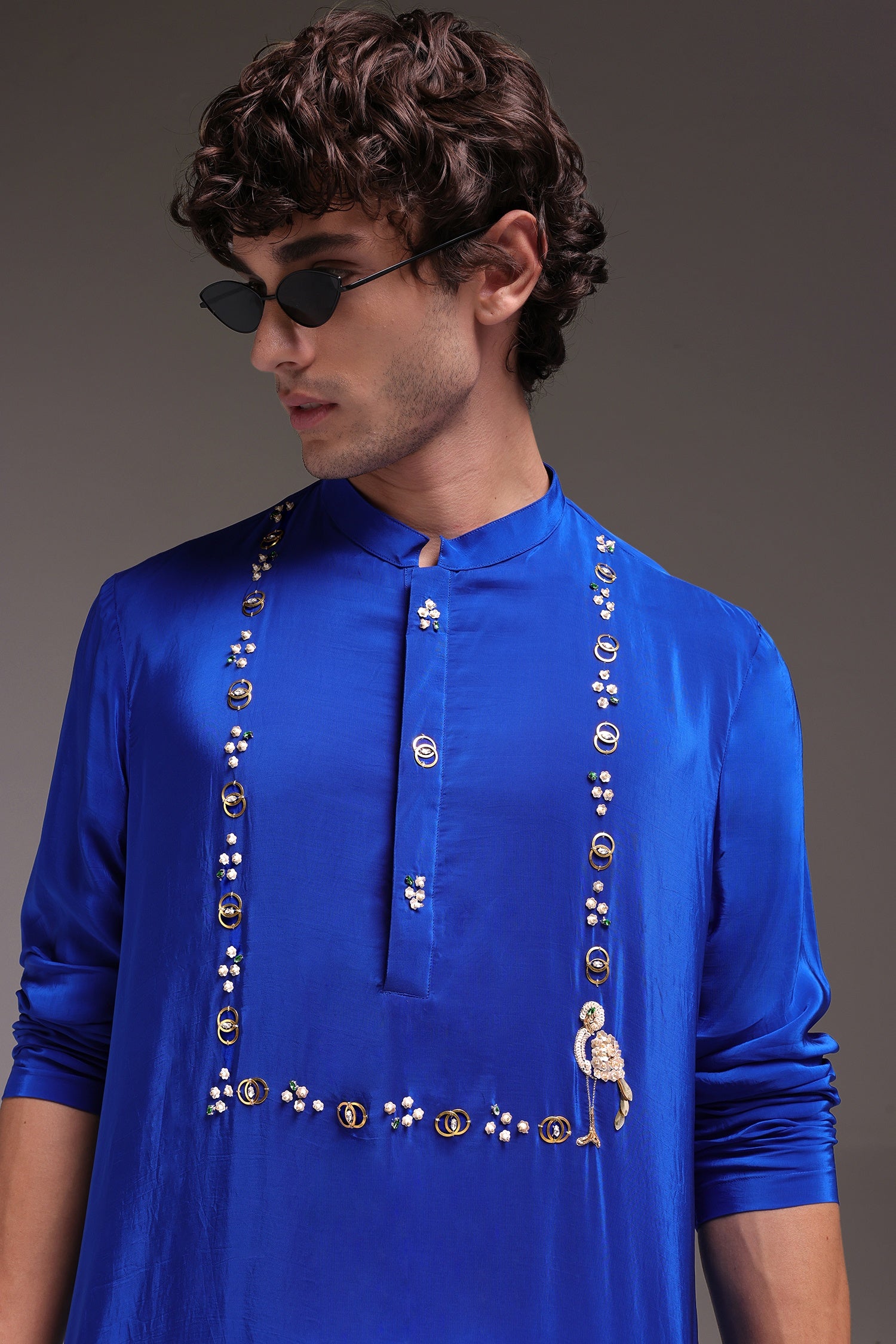 Wade - Hand Embroidered Designer Kurta
