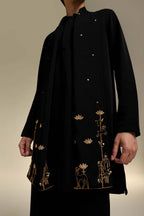 Roe - Hand Embroidered Designer Shawl