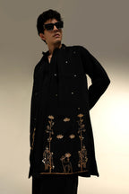 Roe - Hand Embroidered Designer Shawl