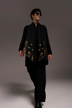 Roe - Hand Embroidered Designer Shawl