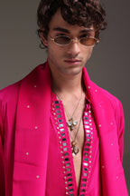 Radiate(Mirror Work) - Hand Embroidered Designer Kurta
