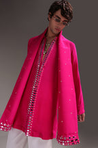 Radiate(Mirror Work) - Hand Embroidered Designer Kurta