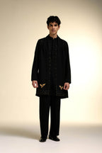Perch - Hand Embroidered Designer Shawl