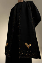 Perch - Hand Embroidered Designer Shawl