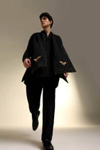 Perch - Hand Embroidered Designer Shawl