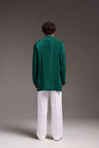 Radiate (Mirror Work) - Hand Embroidered Designer Kurta