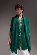 Radiate (Mirror Work) - Hand Embroidered Designer Kurta