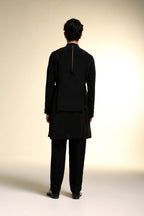 Obsidian - Hand Embroidered Designer Bib