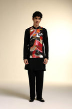 Obsidian - Hand Embroidered Designer Bib