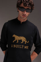 I Built Me - Hand Embroidered Designer Bib
