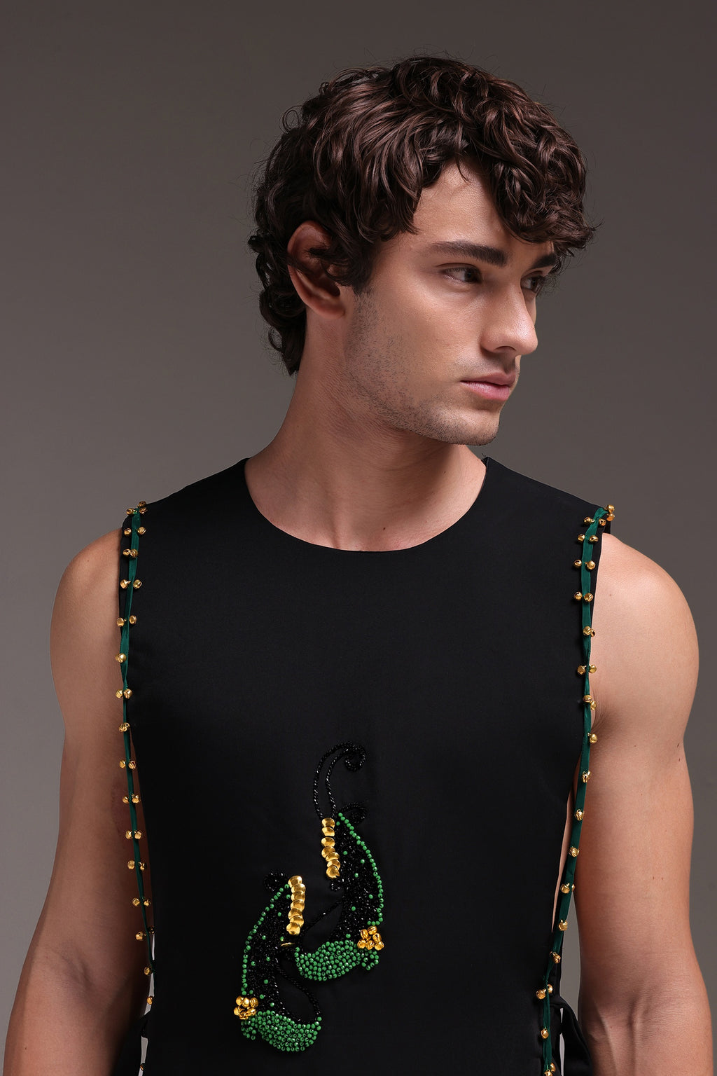 Boteh(Paisley) - Hand Embroidered Designer Bib