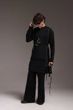 Boteh(Paisley) - Hand Embroidered Designer Bib