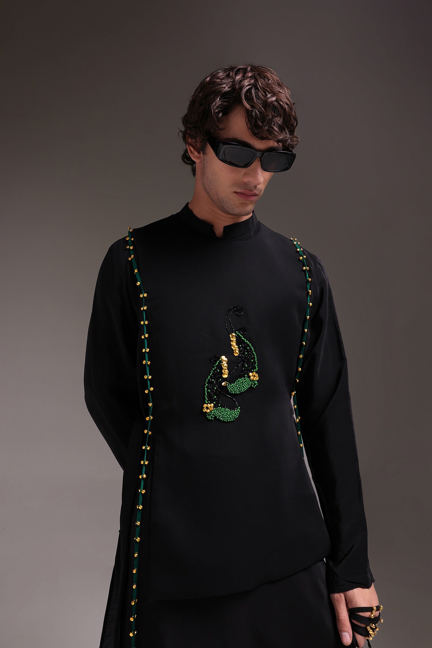 Boteh(Paisley) - Hand Embroidered Designer Bib