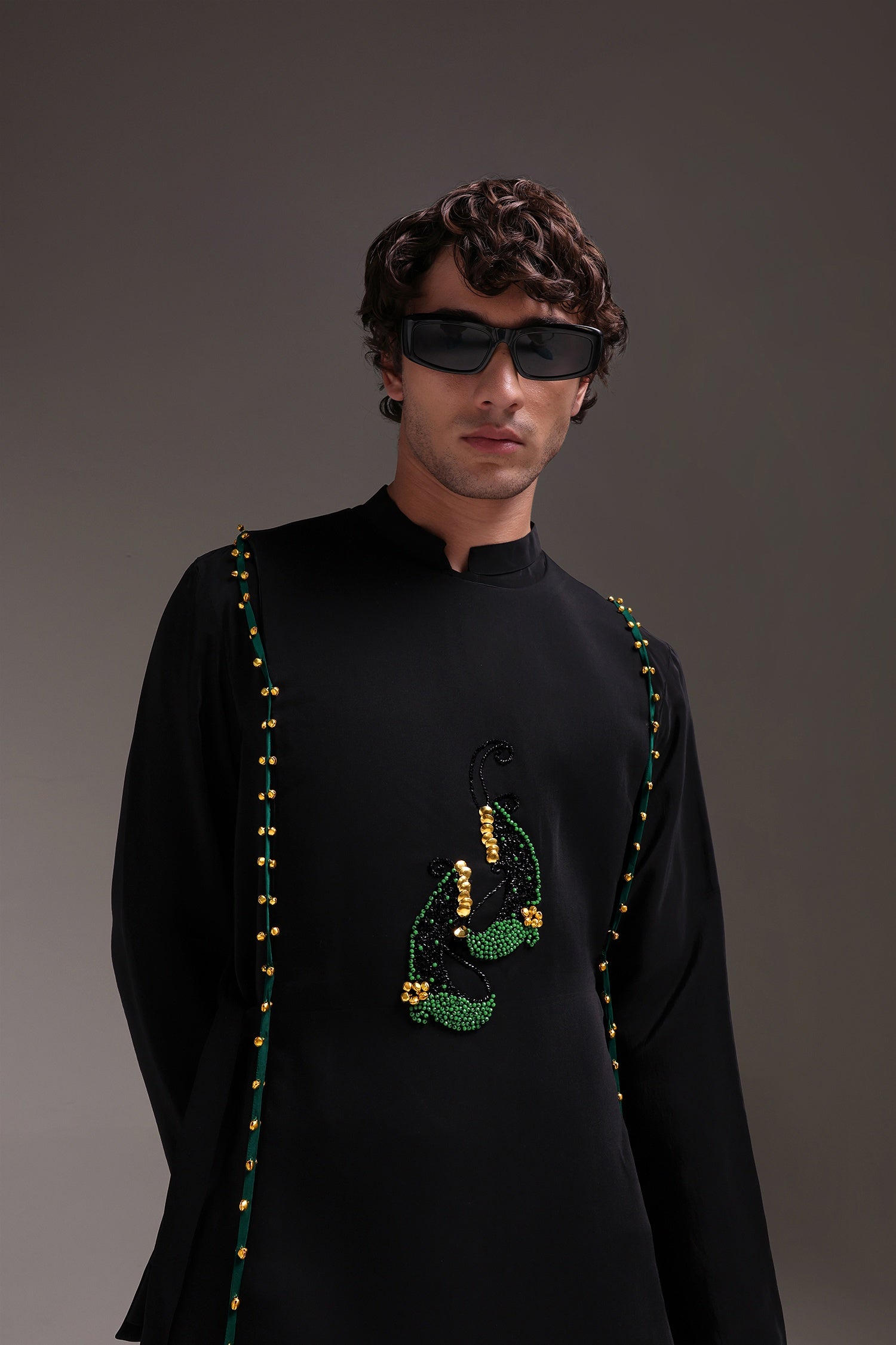 Boteh(Paisley) - Hand Embroidered Designer Bib