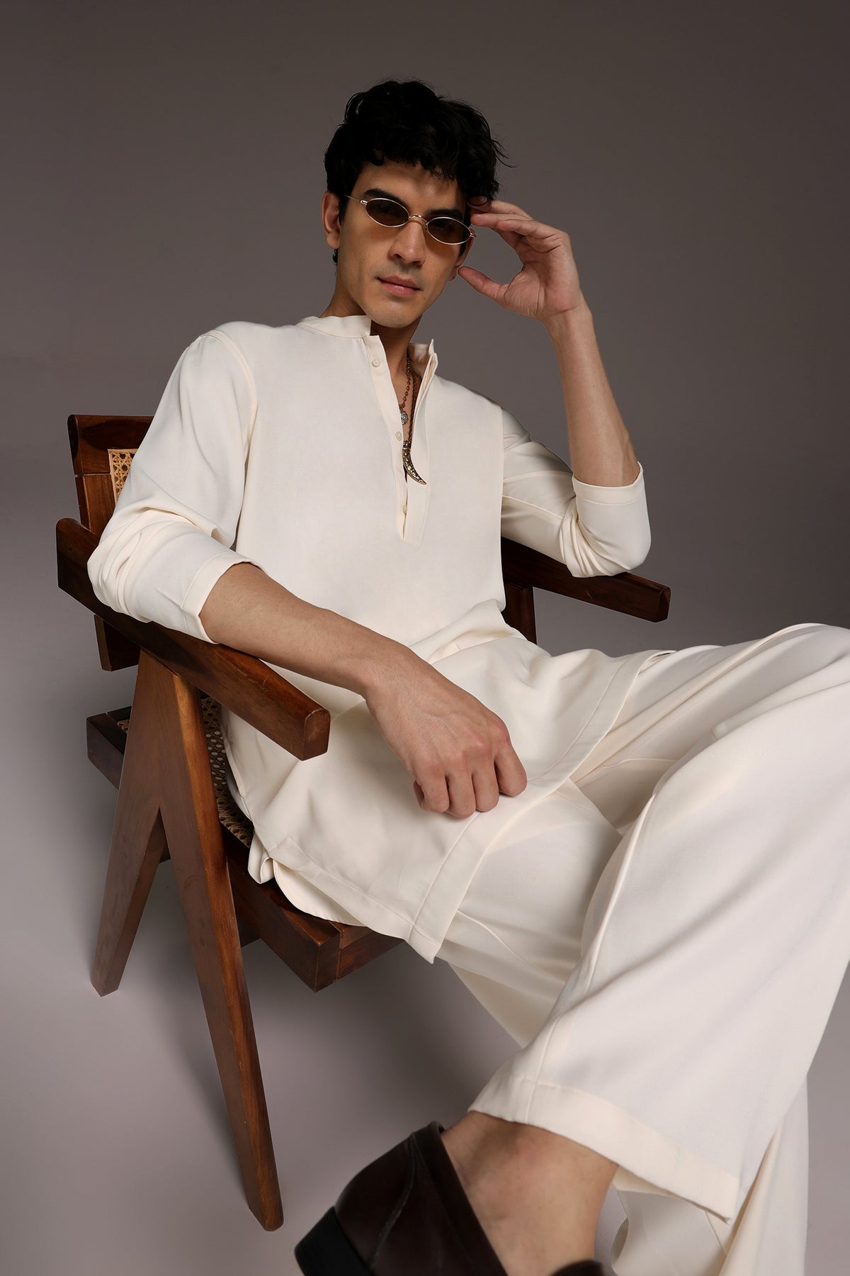 Ivory Designer Kurta Set