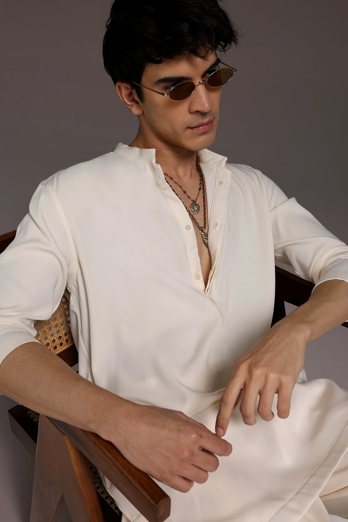 Ivory Designer Kurta Set
