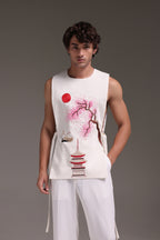 Sakura(Japanese) - Hand Embroidered Designer Bib