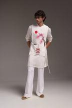Sakura(Japanese) - Hand Embroidered Designer Bib